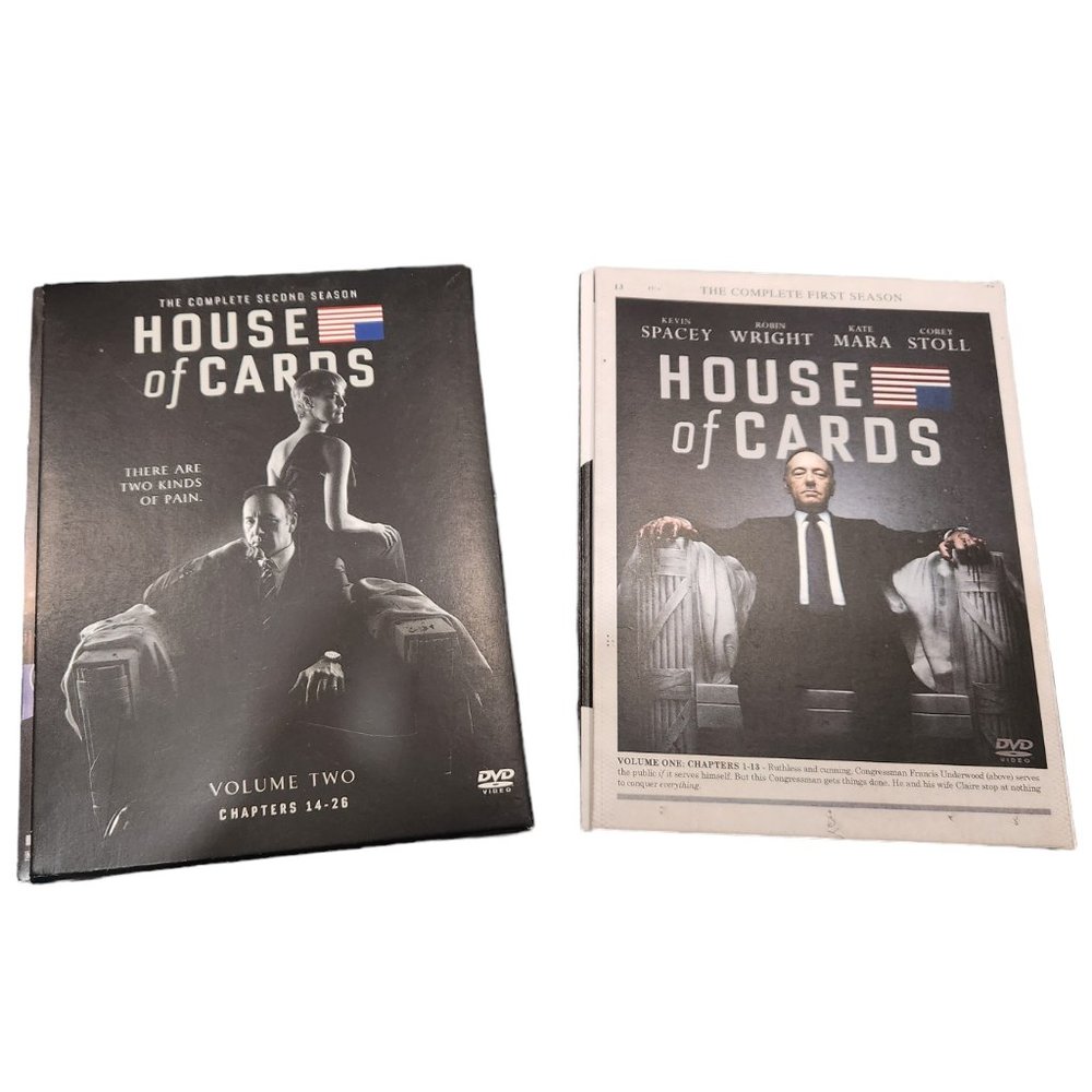 House Of Cards Complete Seasons 1 & 2 TV Show DVD Set Mini Series